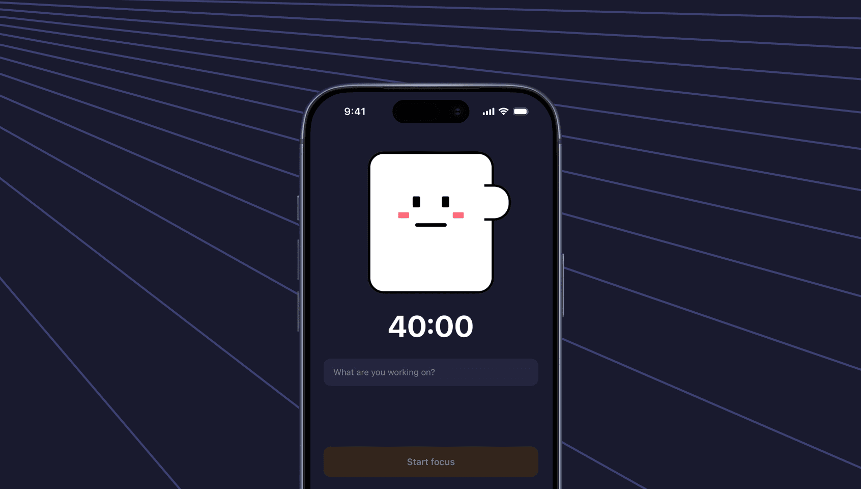 Pomodoro app screenshot